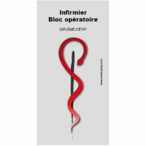 Caducée Infirmière(ier) Bloc opératoire Diplômé(e) d'Etat