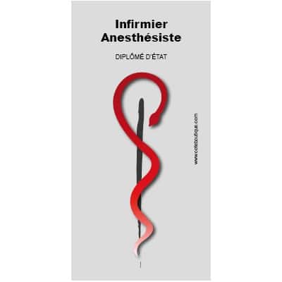 Caducée Infirmière(ier) anesthésiste Diplômé(e) d'Etat