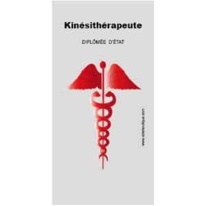 Caducée Kinésithérapeute Diplômé(e) d'Etat