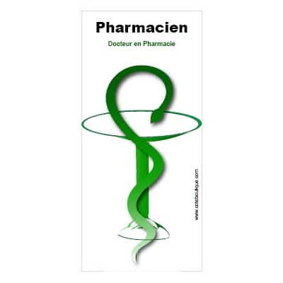 Caducée Pharmacien(ne) Docteur en pharmacie