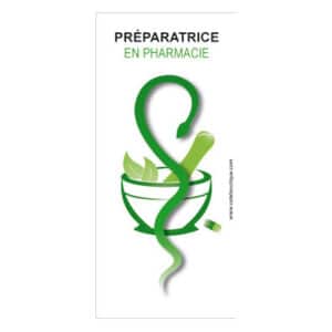 Caducée Préparateur ou Préparatrice en pharmacie