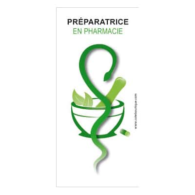 Caducée Préparateur ou Préparatrice en pharmacie