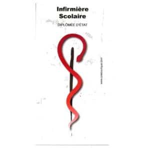 Caducée infirmière(ier) scolaire Diplômé(e) d'Etat