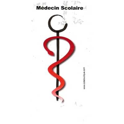 Caducée médecin scolaire
